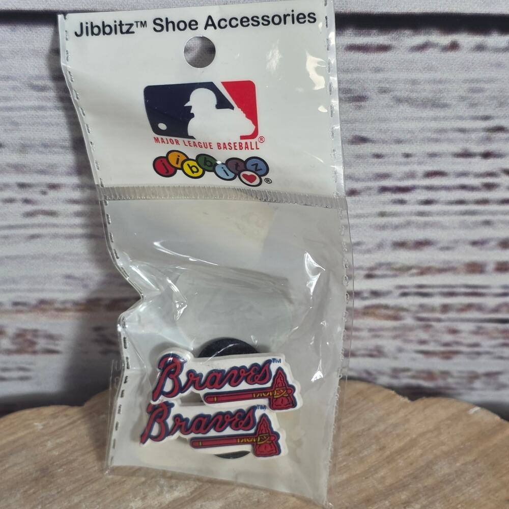 Atlanta Braves Shoe Charms Fit Croc MLB Jibbitz